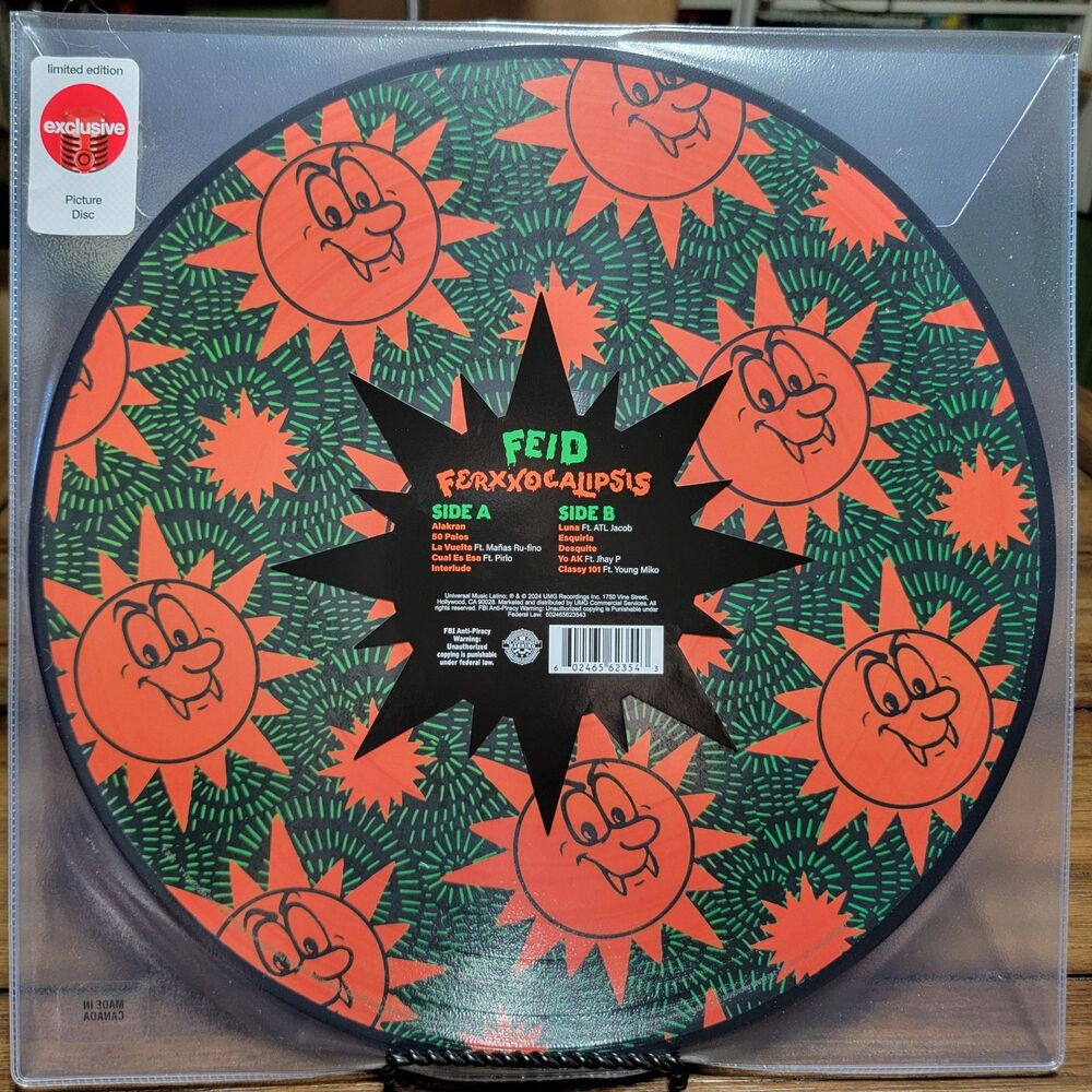 VINYL Feid: Ferxxocalipsis - Exclusive Limited Picture LP NEW / NEVER PLAYED